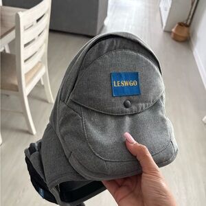 LESWGO Gray Mini Backpack